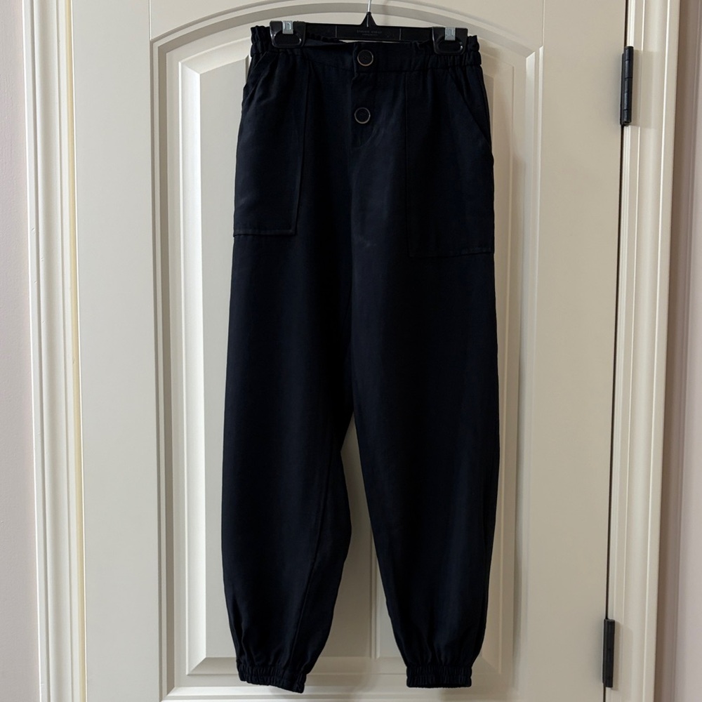 Zara Kids Black Joggers, Size 11-12